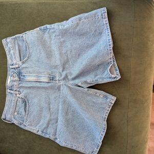 Everlane Light Blue Jean Shorts